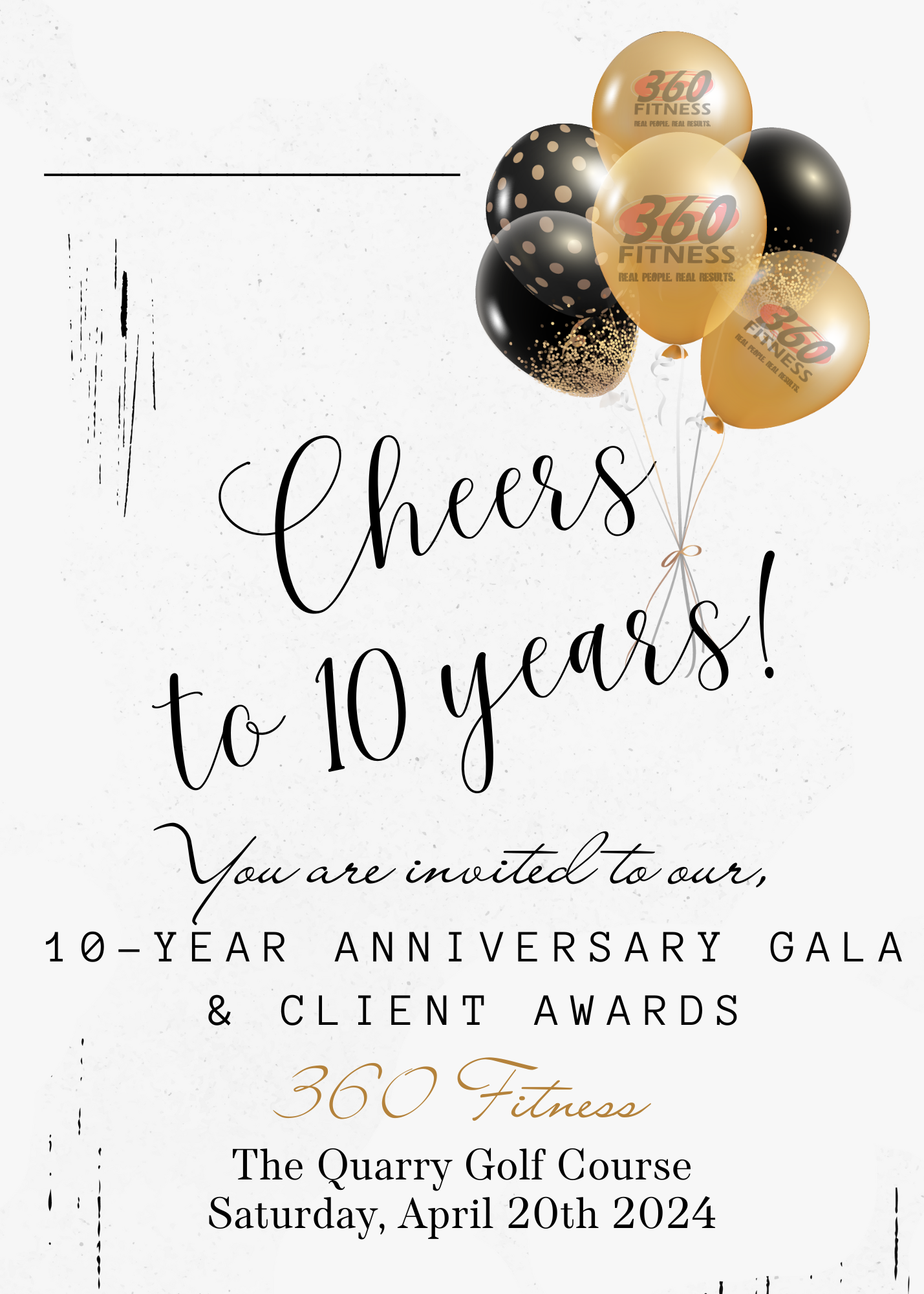 JOIN US FOR OUR 10 YEAR ANNIVERSARY & CLIENT AWARDS GALA 🤗